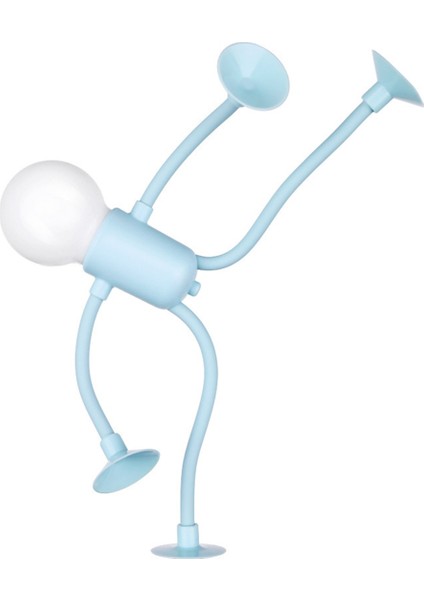 Yatak Odası, Banyo ve Noel Dekoru Yatak Odası Masaüstü Atmosfer Lambası Mavi (Yurt Dışından)