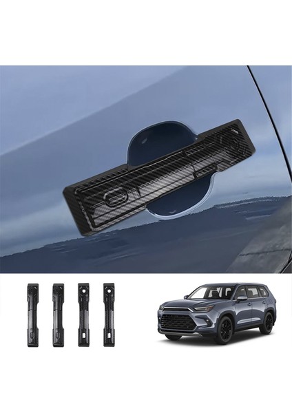 Araba Dış Kapı Tutucu Döşeme Toyota Grand Highlander 2024 Karbon Fiber Deseni (Yurt Dışından) fiyatları