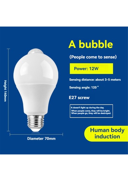 4pc E27 LED Hareket Sensörü Ampul LED Lamba Pir Sensör Ampul Otomatik Açma/kapama Sundurma Merdivenleri Için Lambalar Garaj Işıkları 15W (Yurt Dışından) fırsatları