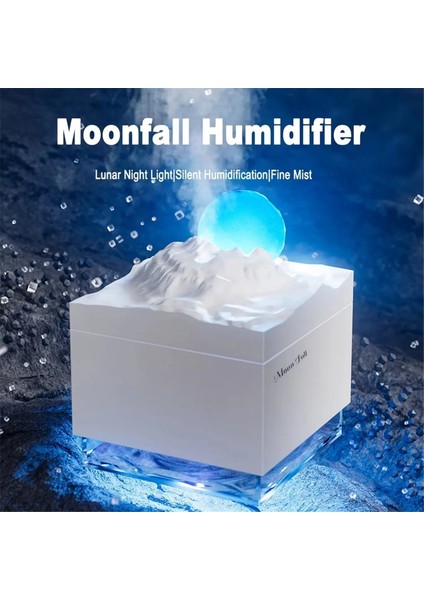 Aroma Difüzör Serin Sis Nemlendirici LED Ay Lambası Esansiyel Yağı Aroma Difüzör ve Gece Işık Pembesi (Yurt Dışından) fırsatları