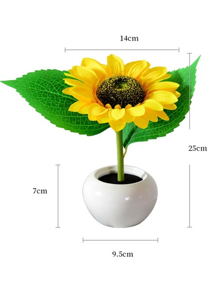 Ayçiçeği Lambası Işıkları Masa Lambası Çiçek Masası Lambası LED Ayçiçeği Gece Işığı Oturma Odası Yatak Odası Ev Oturma Odası Için (Yurt Dışından) modelleri