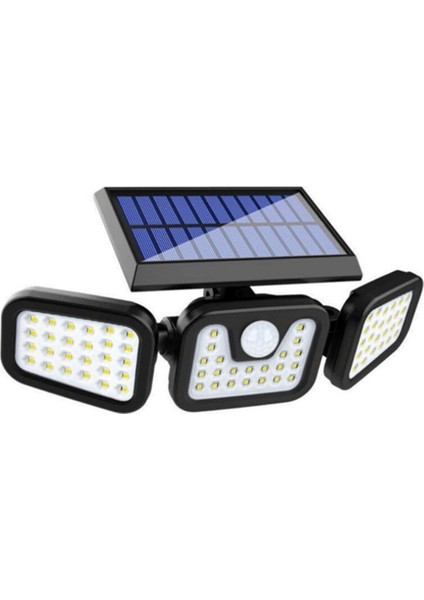 Güneş Indüksiyon Taşıma Işığı Su Geçirmez 74LED Üç Kafalı Katlanabilir Taşkan Işığı Akıllı Indüksiyon Açık Işık (Yurt Dışından)