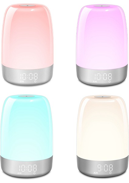 Gün Doğumu Simülasyon Çarşamba Saati ile Dokunma Gece Işığı, Çocuk Yatak Odaları Için 2 Yol Dökülebilir Sıcak Beyaz Başucu Lambası (Yurt Dışından) fiyatları