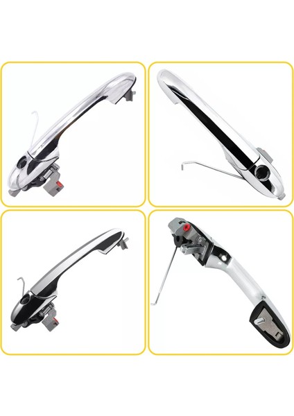 1paır Dış Kapı Kolu Ön Sürücü ve Yolcu Yan Kapı Dış El Fiat 500 735451696, 735451697 (Yurt Dışından) fırsatları