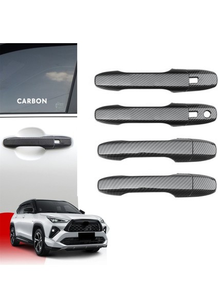 Araba Kapı Kolu Kapak Araba Dış Kol Kapağı Kaplama Toyota Yaris Cross 2023 Güneydoğu Asya Versiyonu (Yurt Dışından) fiyatları