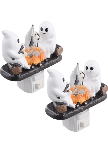 Hayalet Kamp Ateşi Gece Lambası Gece Işık Fişi Duvar Ürkütücü Ateş Gece Işık Cadılar Bayramı Hayalet Kamp Ateşi Eu Fiş (Yurt Dışından) fiyatları