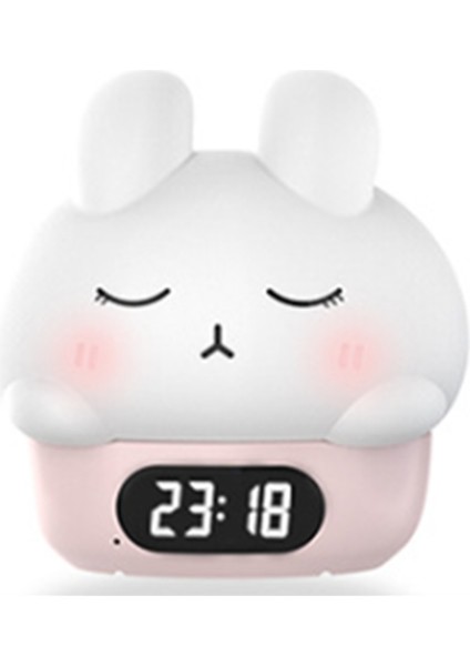 Sevimli Gece Işığı Saati: Uyumak Için Sana Eşlik Edin Tavşanlar Pat Gece Işık Çalar Yatak Odası Yatak (Yurt Dışından) fiyatları