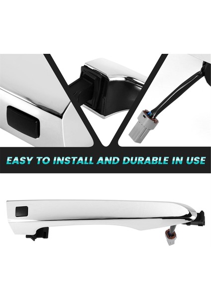 82661D3710 Chrome Dış Ön Kapı Sağ Kapı Akıllı Anahtar Tutma Hyundai Tucson 2016 2017 2018 2019 (Yurt Dışından) fırsatları