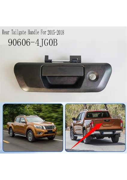 90606-4JG0B Arka Bagaj Kapağı Tutucu Nissan Navara D23 NP300 Frontier 2015-2018 (Yurt Dışından) fiyatları