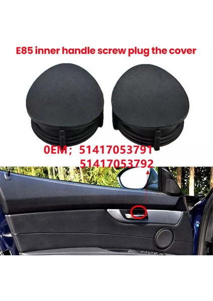 Bmw Z4 Serisi E85 E86 2003-2009 Araç Iç Kapı Açıcı Fiş Siyah 51417053792 Sağ (Yurt Dışından) modelleri