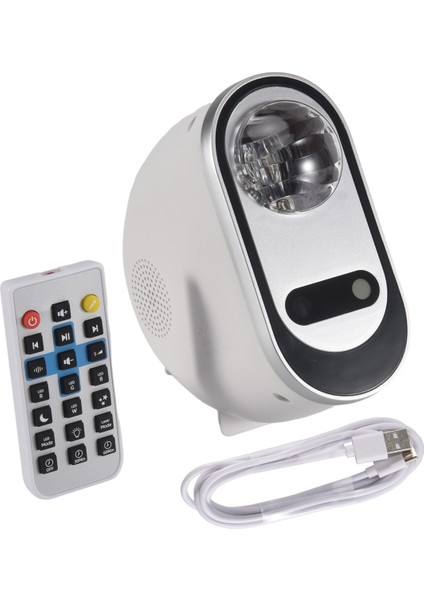 Bluetooth Aurora Borealis Projector Galaxy Star Gece Işık Ev Odası Dekorasyon Yatak Odası Dekoratif Luminaires Hediye (Yurt Dışından)