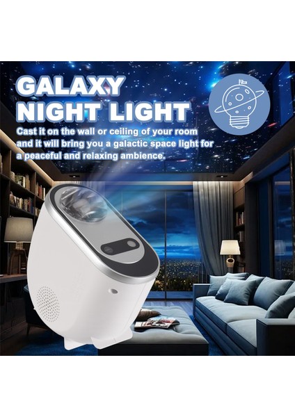 Bluetooth Aurora Borealis Projector Galaxy Star Gece Işık Ev Odası Dekorasyon Yatak Odası Dekoratif Luminaires Hediye (Yurt Dışından) indirimleri