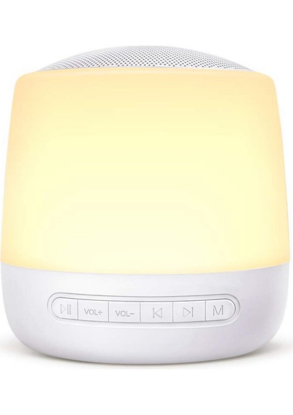 Bebek Ses Makinesi Beyaz Gürültü Makinesi Gece Işığı ile 28 Yatıştırıcı Sesler 32 Hacim Seviyeleri Zamanlayıcı ve Hafıza Fonksiyonu Gece Işığı Basın Kontrolü Olan Çocuklar Için Işık (Yurt Dışından)