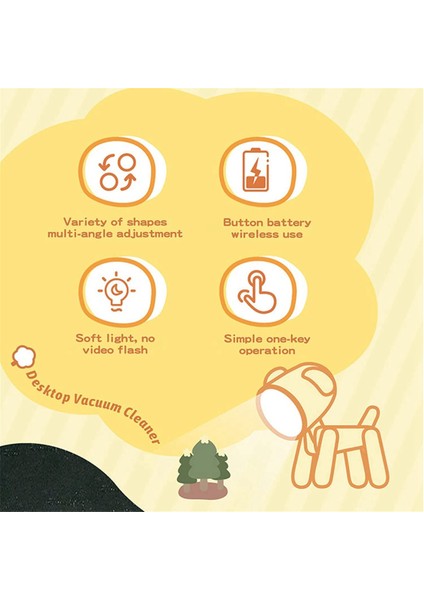 6pcs Mini Gece Işığı Çocuklar Için, Sevimli Küçük Lamba Köpek Şekli Taşınabilir Okuma Kitap Lambalar Gece Çalışma Seyahati (Yurt Dışından) indirimleri