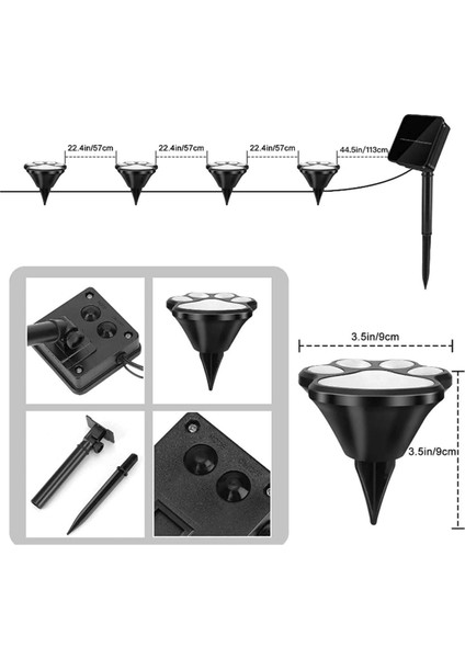 Kablosuz Set 4 Güneş Köpek Baskı Işıkları Bahçe Heykeli Fener LED Yol Işık Dış Hayvan Pet Lambası Çok Molor (Yurt Dışından) indirimleri