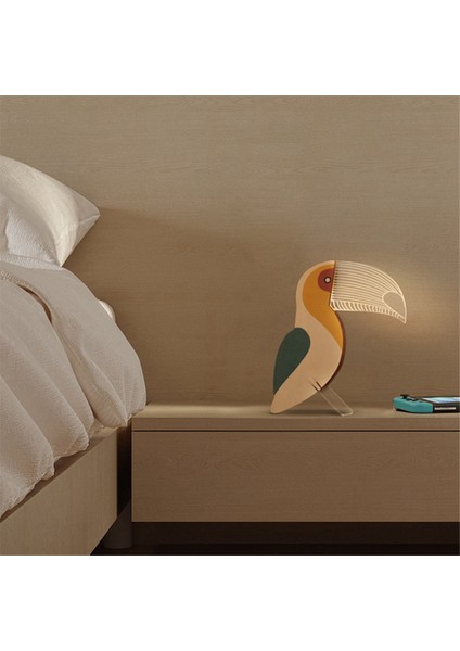 G Dekoratif Işık Ahşap Hayvan Süsleme Gece Lambası Ev Yatak Odası Oturma Odası Dekorasyon Hediyesi (Yurt Dışından) modelleri