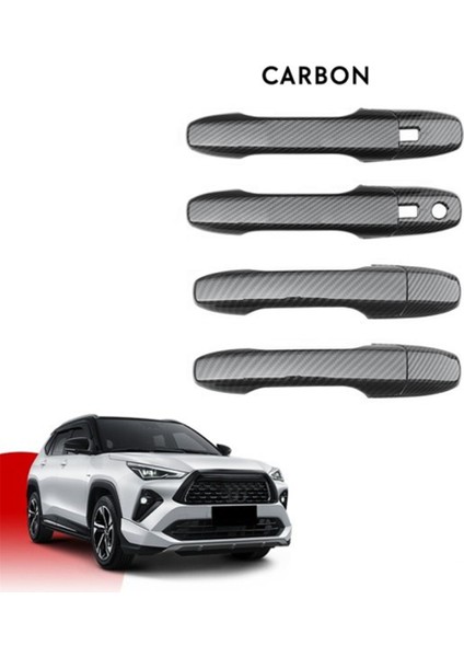 Araba Kapı Kolu Kapak Araba Dış Kol Kapağı Kaplama Toyota Yaris Cross 2023 Güneydoğu Asya Versiyonu (Yurt Dışından) indirimleri