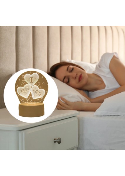 Gece Işık Akrilik Yatak Odası Başucu LED Masa Lambası Tatil Etkinlik Hediye Sistemi Hediyeleri (Yurt Dışından) modelleri