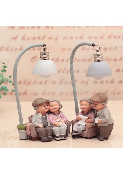 Yaratıcı Çift Gece Işık Süsleri Sevgililer Düğün Yıldönümü Hediye Ev Dekoru Romantik Reçine Süs Sanat Art-A (Yurt Dışından) fırsatları