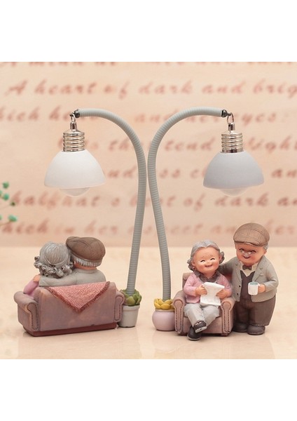 Yaratıcı Çift Gece Işık Süsleri Sevgililer Düğün Yıldönümü Hediye Ev Dekoru Romantik Reçine Süs Sanat Art-A (Yurt Dışından) indirimleri