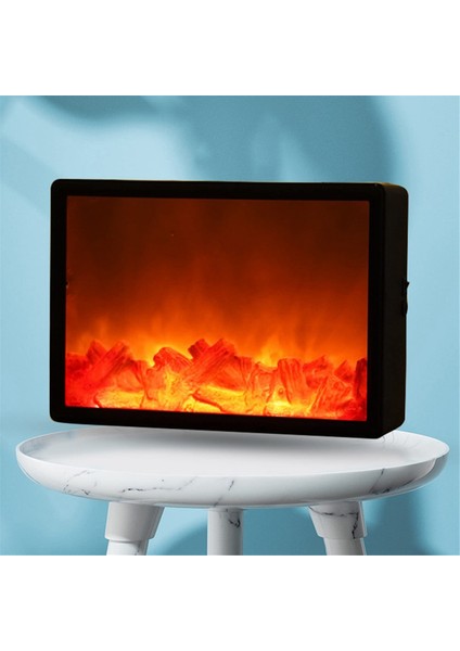 LED Şömine Işık Simülasyonu Alev Işık Nordic Tarzı Dekoratif Şömine Işık Ev El Sanatları Atmosfer Gece Işığı (Yurt Dışından) fırsatları