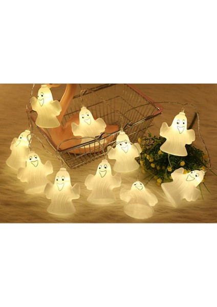 Cadılar Bayramı Dize Işık Gece Işığı Mini Hayalet Gece Işığı Küçük Dize Işık Cadılar Bayramı Dekoratif 1,5 METRE+10LED (Yurt Dışından) fırsatları