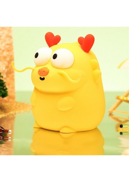 Uzun Bao Bao Dragon Yıl Gecesi Işık Şarj Edilebilir Dimmitable Başucu Uyku Lambası Pat Lambası (Yurt Dışından)