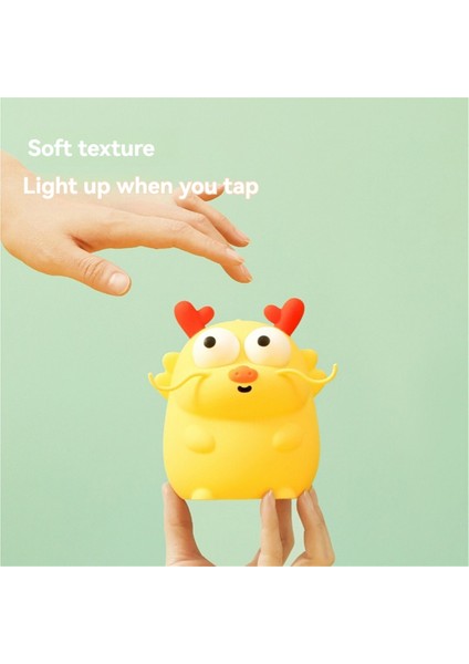 Uzun Bao Bao Dragon Yıl Gecesi Işık Şarj Edilebilir Dimmitable Başucu Uyku Lambası Pat Lambası (Yurt Dışından) fiyatları