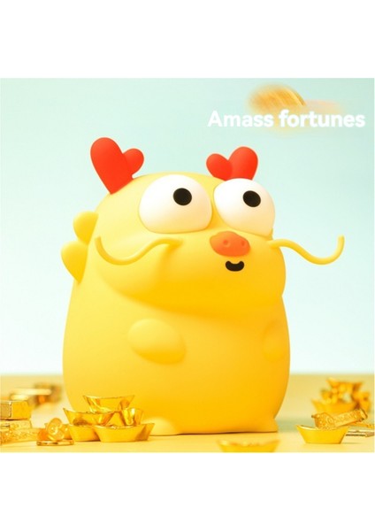 Uzun Bao Bao Dragon Yıl Gecesi Işık Şarj Edilebilir Dimmitable Başucu Uyku Lambası Pat Lambası (Yurt Dışından) fırsatları