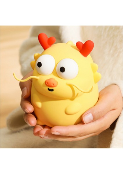 Uzun Bao Bao Dragon Yıl Gecesi Işık Şarj Edilebilir Dimmitable Başucu Uyku Lambası Pat Lambası (Yurt Dışından) indirimleri