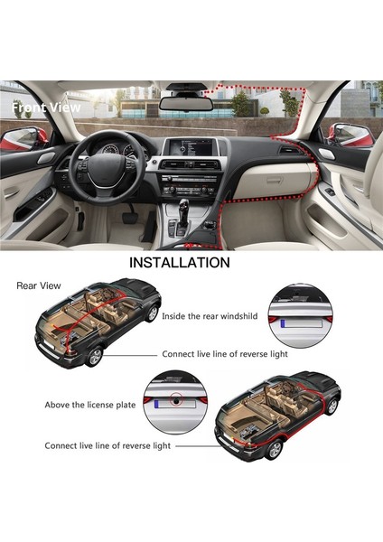 3 Kameralar Lens 4.0 Inç Araba Dvr Kamera Kaydedici Fhd 1080P Gece Vizyon Dash Cam Destek Dikiz Kamera (Yurt Dışından) indirimleri