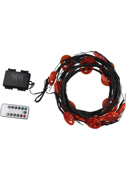 Cadılar Bayramı Partisi Pumpkin Rattan Hafif Dize Korku Hayalet Festivali Ev Bahçe Partisi Açık Dekorasyon (Yurt Dışından)