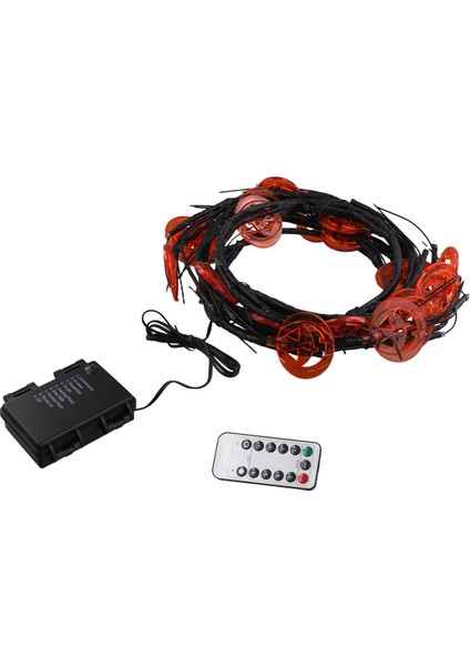 Cadılar Bayramı Partisi Pumpkin Rattan Hafif Dize Korku Hayalet Festivali Ev Bahçe Partisi Açık Dekorasyon (Yurt Dışından) modelleri