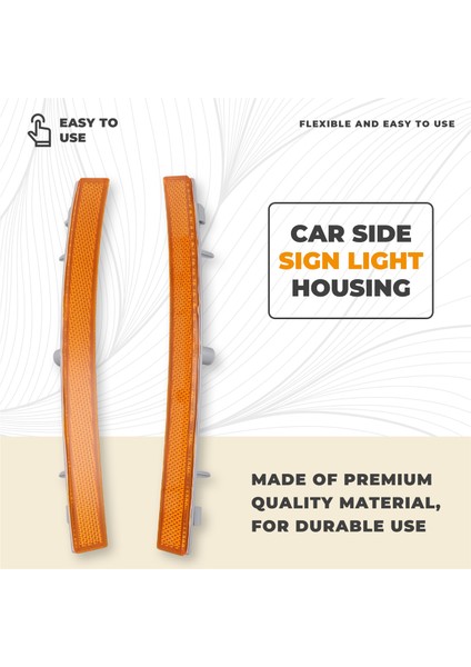 Araba Yan Işaretleme Lambası Çamurluk Yan Genişlik Işıkları Reflikansları 8355A119 8355A120 Mitsubishi Outlander Için 2022-2023 (Yurt Dışından) fırsatları