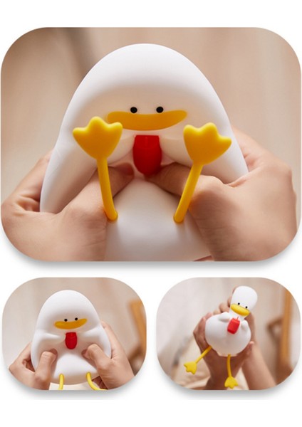 Sevimli Ördek Gece Işığı, Çocuklar Için Sevimli Ördek Lambası, Ördek Silikon Gece Işığı, USB Şarj Edilebilir Kreş Lambası, Musluk Kontrolü (Yurt Dışından) indirimleri