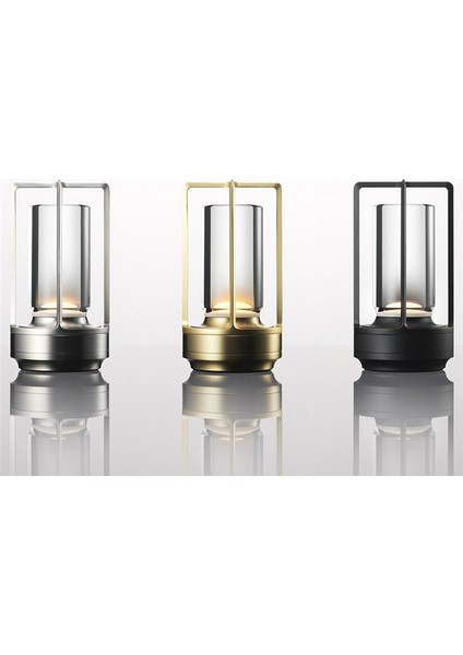 Şarj Edilebilir Kristal Lamba Başucu Tablosu Yatak Odası LED Dokunmatik Masa Restoranı Dekorasyon Atmosfer Gece Işık Altın (Yurt Dışından) fiyatları