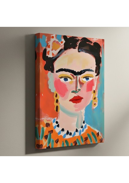 Frida Kahlo Ilhamıyla Modern Eklektik Sanat Tablosu