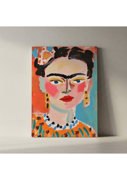 Frida Kahlo Ilhamıyla Modern Eklektik Sanat Tablosu fiyatları