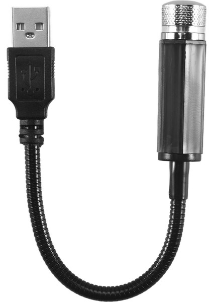 Araba LED Yıldızlı Gökyüzü Işıkları Araba Iç Atmosfer Tavan Gecesi Yıldız Işık Lambası USB Atmosher Işıklar (Mavi) (Yurt Dışından)