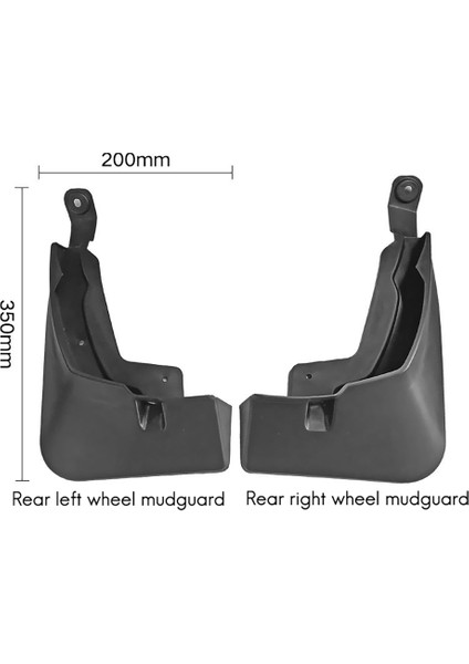 Toyota Için Rav4 XA50 2020 2021 Ön ve Arka Çam Flep Guard Fenders Çamurluk Sıçraması Çamurlu Çamurluk Çamurluk (Yurt Dışından) modelleri