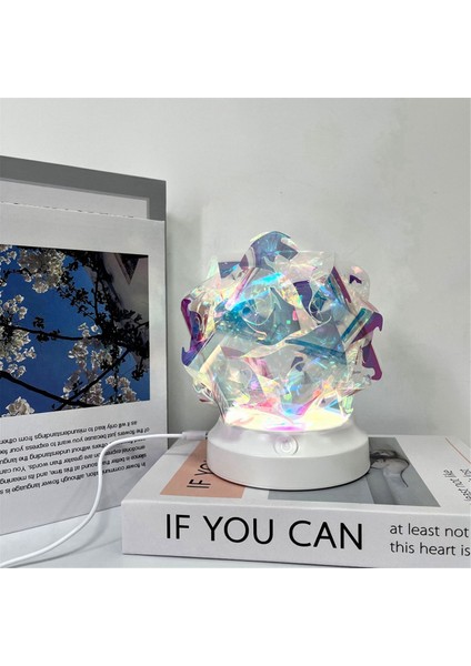 Yatak Odası Lambası Başucu Lambası Gece Işık Renkli Değişim Renk Romantik Işık ve Gölge Atmosfer Gece Işığı A (Yurt Dışından) indirimleri