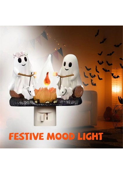 Hayalet Kamp Ateşi Gece Işığı Hayalet Kamp Ateşi Titreşim Hayalet Cadılar Bayram (Yurt Dışından) modelleri