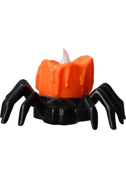 Örümcek Kabak Mum Işıkları Cadılar Bayramı Dekorasyon Işıkları Sıcak Beyaz Cadılar Bayramı Ev Dekorasyon Aksesuarları (Yurt Dışından)