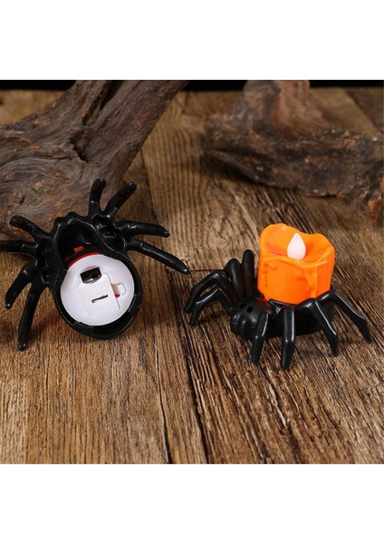Örümcek Kabak Mum Işıkları Cadılar Bayramı Dekorasyon Işıkları Sıcak Beyaz Cadılar Bayramı Ev Dekorasyon Aksesuarları (Yurt Dışından) fiyatları