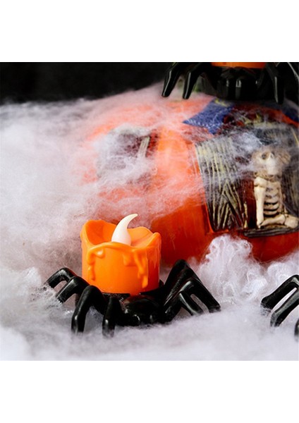 Örümcek Kabak Mum Işıkları Cadılar Bayramı Dekorasyon Işıkları Sıcak Beyaz Cadılar Bayramı Ev Dekorasyon Aksesuarları (Yurt Dışından) modelleri