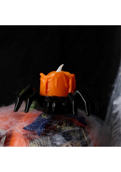 Örümcek Kabak Mum Işıkları Cadılar Bayramı Dekorasyon Işıkları Sıcak Beyaz Cadılar Bayramı Ev Dekorasyon Aksesuarları (Yurt Dışından) fırsatları