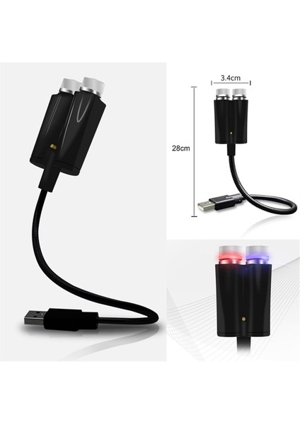 Yıldız Projektör Gece Işığı Ayarlanabilir Romantik Galaxy Esnek USB Iç Araç Işıkları, Taşınabilir Gece Lambası Süslemeleri (Yurt Dışından) fiyatları