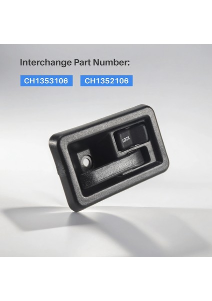 Iç Kapı Kulpları Iç Çifti Sol ve Sağ 55176477AB 55176476AB 1987-2004 Jeep Wrangler Yj Tj (Yurt Dışından) indirimleri
