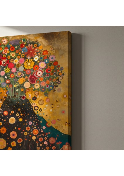 Çiçek Yanardağı Soyut Sanat Tablosu indirimleri