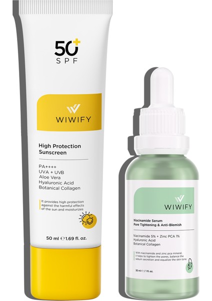 Yağlı Ve Geniş Gözenekli Ciltler İçin Güneş Kremi + Niacinamide